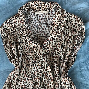rewind leopard print top retro style
